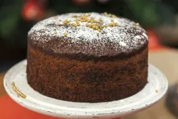Torta negra de navidad venezolana